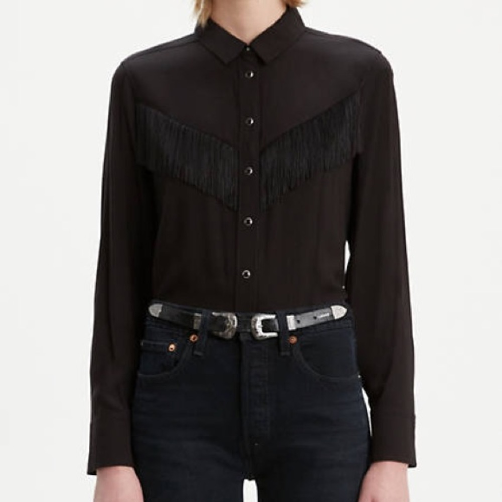Levi’s SELITA FRINGE WESTERN SHIRT